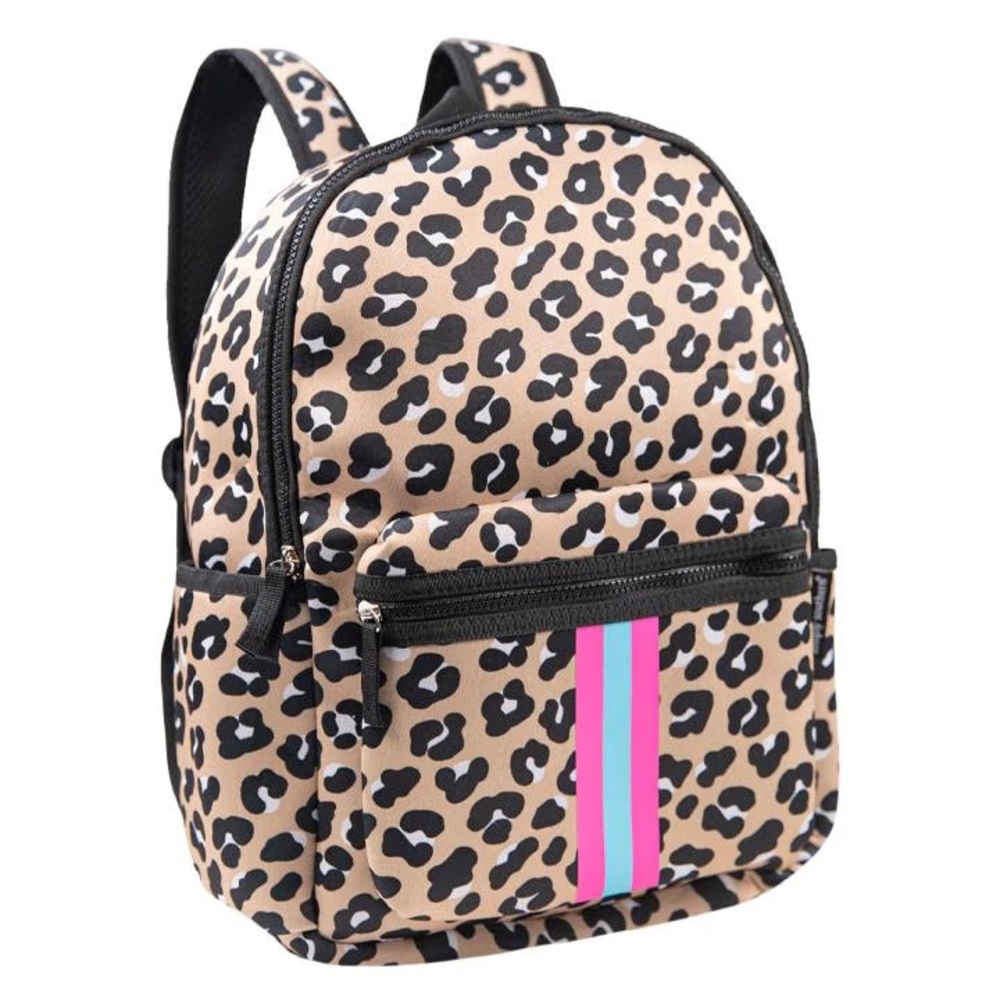 Simply Southern Neoprene Backpack -Leopard Pattern